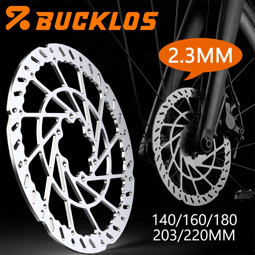BUCKLOS 2.3MM E-Bike Brake Disc 220MM Electric Bicycle Rotor