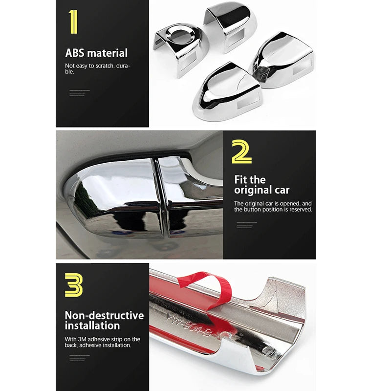 Car Door Handle Cover Trim For Citroen Jumpy Peugeot Expert 