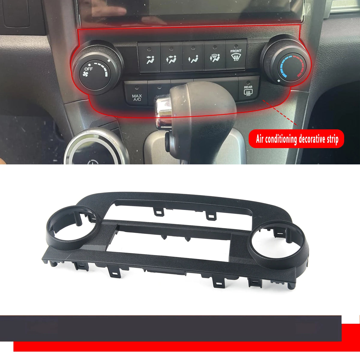 Car Fascia A/C Air Conditioning Panel for Honda CRV CR-V 200