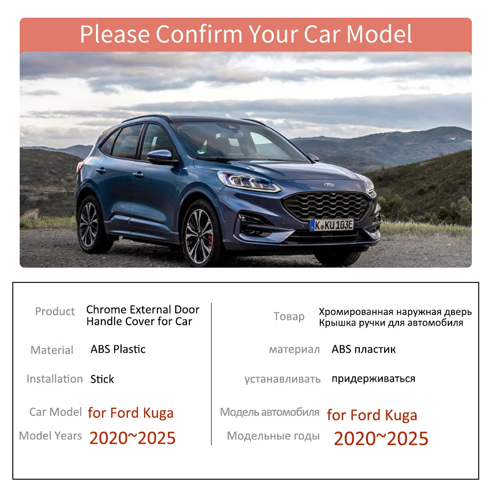 Car Handle Cover for Ford Focus C519 MK4 Zetec ST-Line 2019 