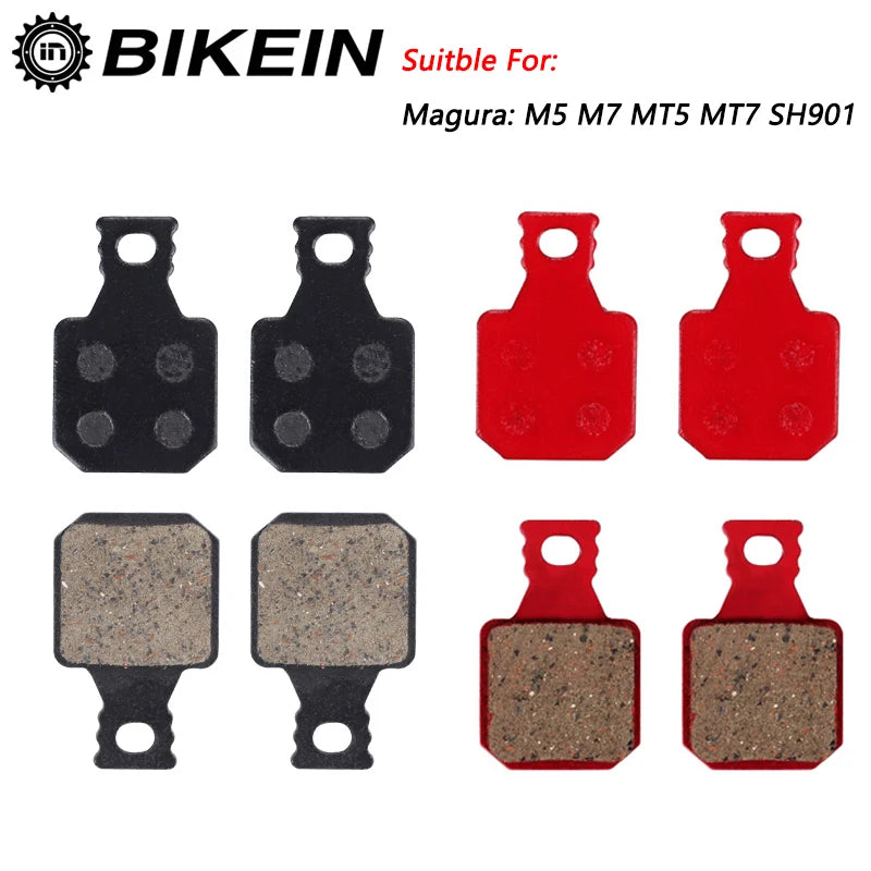 BIKEIN 4 Pairs Mountain Bicycle Hydraulic Brake Pad MTB Bike