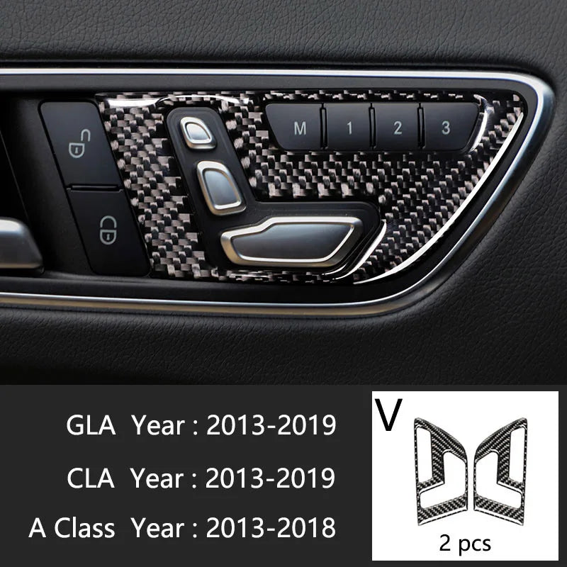 For Mercedes Benz A Class W176 GLA X156 CLA Accessories Car Interior Air Conditioning CD Console Panel Cover Trim Car Styling