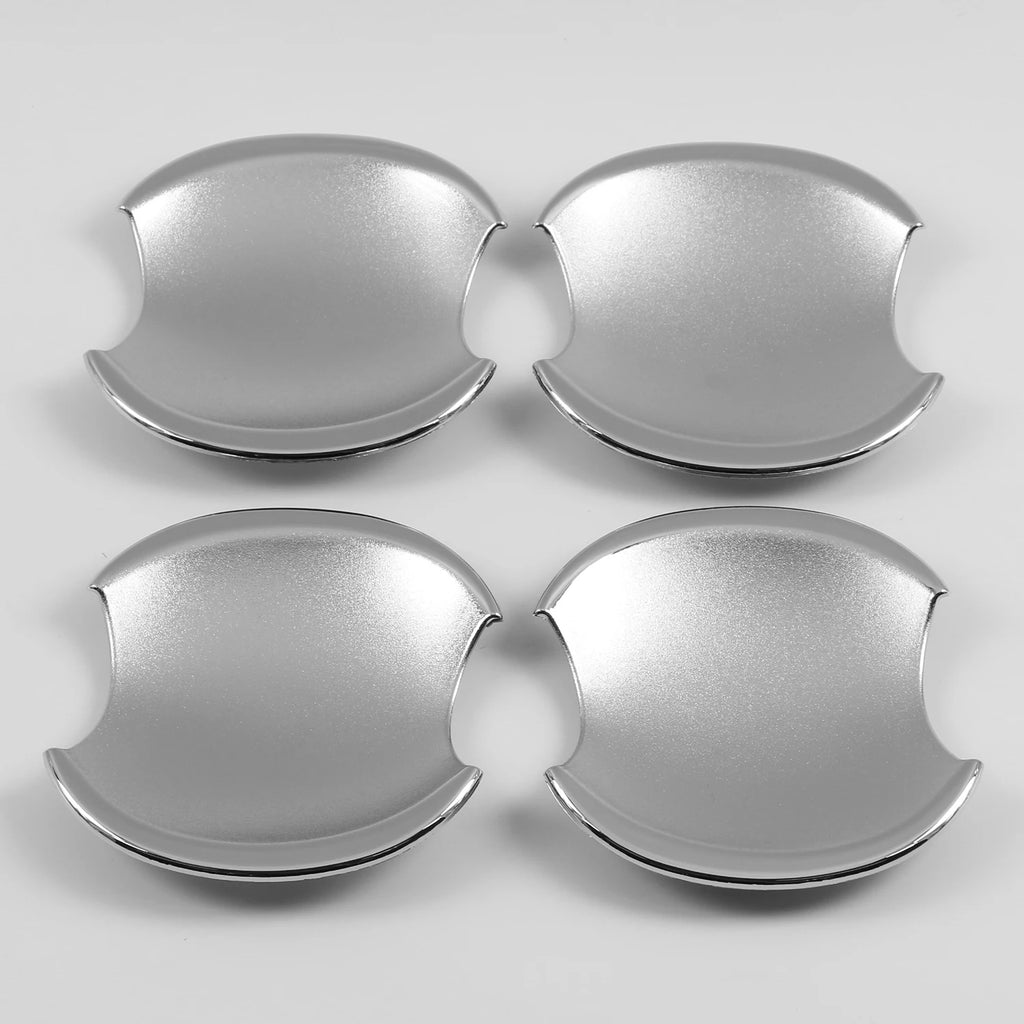 For Honda Civic 2006 2007 2008 2009 2010 2011 Carbon Fiber Chrome Car Door Handle Cover Decor Trim Styling Accessories