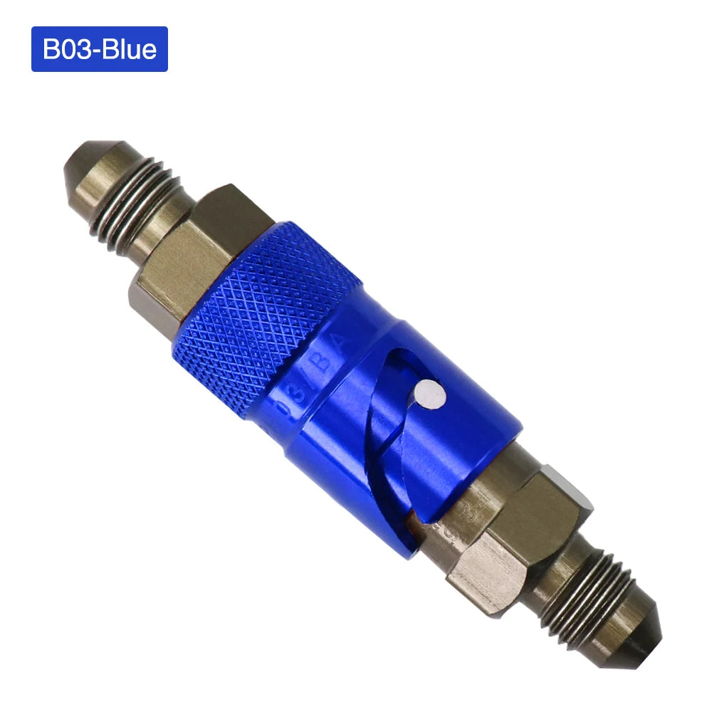 ZSDTRP Motorcycle AN3 Quick Release Brake Lines Front Brake Caliper Quick Removal Cover Brake Line Disassembly Replacement Guard