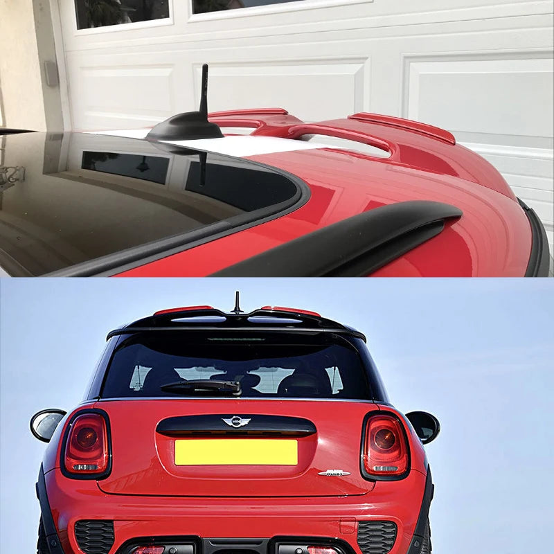 New Sport Red/Carbon Fiber Style Rear Wing Trim Spoiler Exte