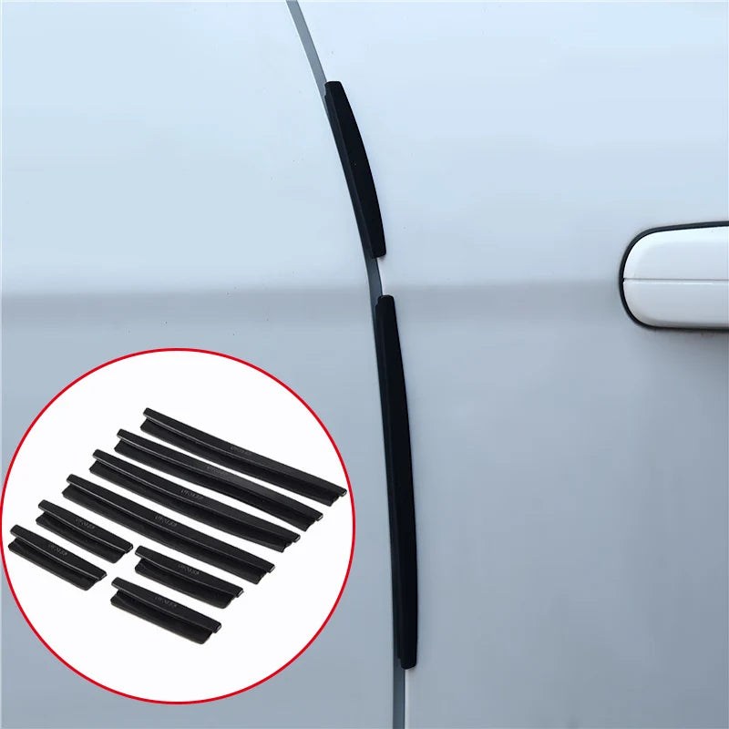 8pcs/set Car Door Side Edge Protector Strip Auto SUV Scrape 