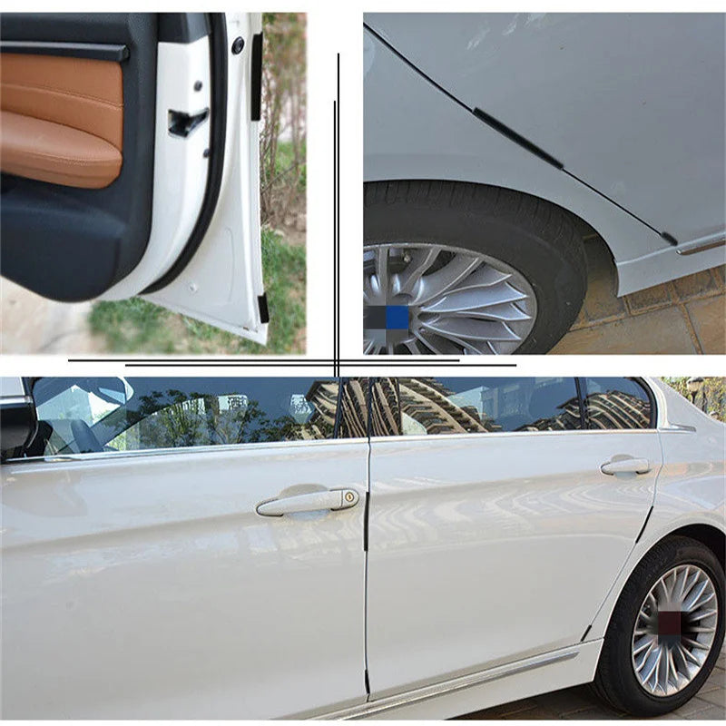 8pcs/set Car Door Side Edge Protector Strip Auto SUV Scrape 