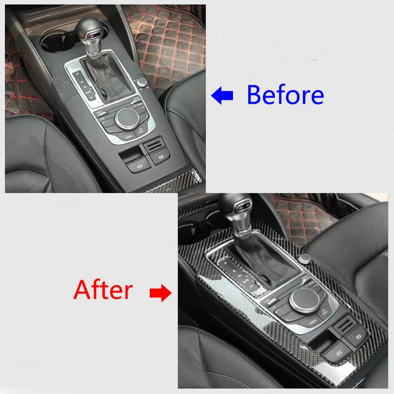 Car Styling Center Console Gear Shift Panel Decoration Cover