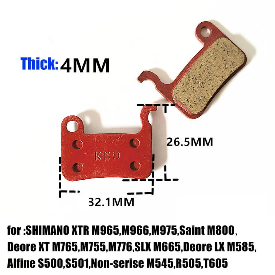 Bike Bicycle Ceramic Brake Disc Pads Replacement Compatible with Hayes Stroker RYDE Dyno Sport
