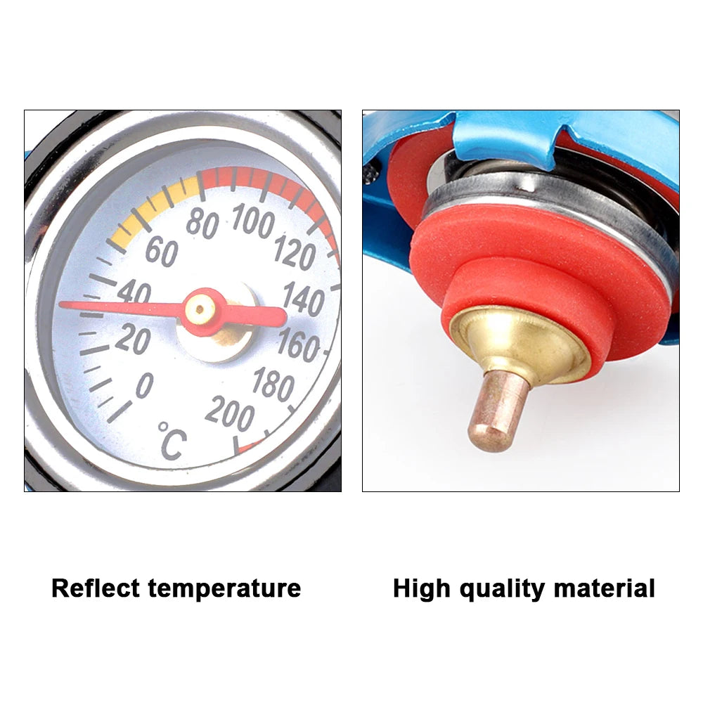 For Motorcycles Car Racing Radiator Cap Tank Cover Head Ther