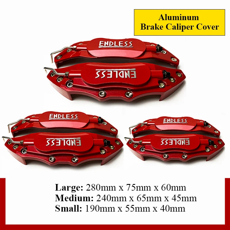 2Pcs Car Styling Aluminum Endless Brake Caliper Cover Car Ac