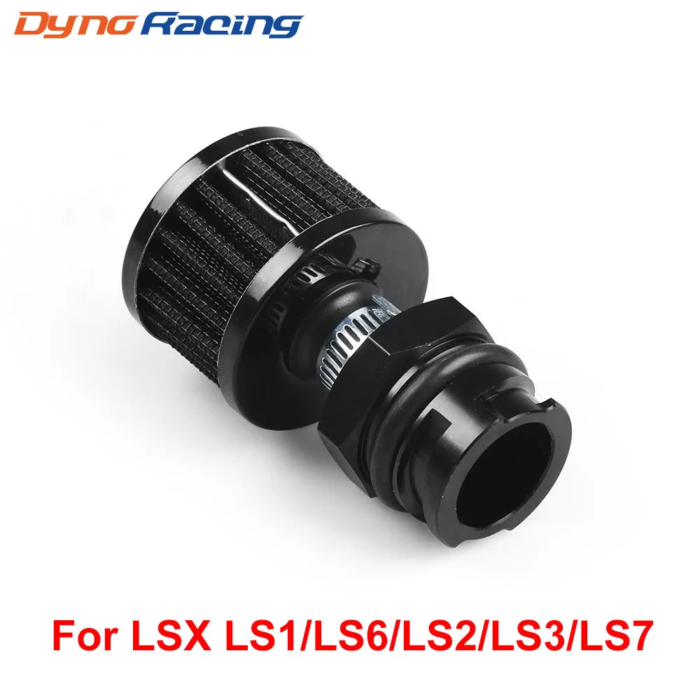 Billet Valve Cover Oil Cap Breather Fitting With Filter for 