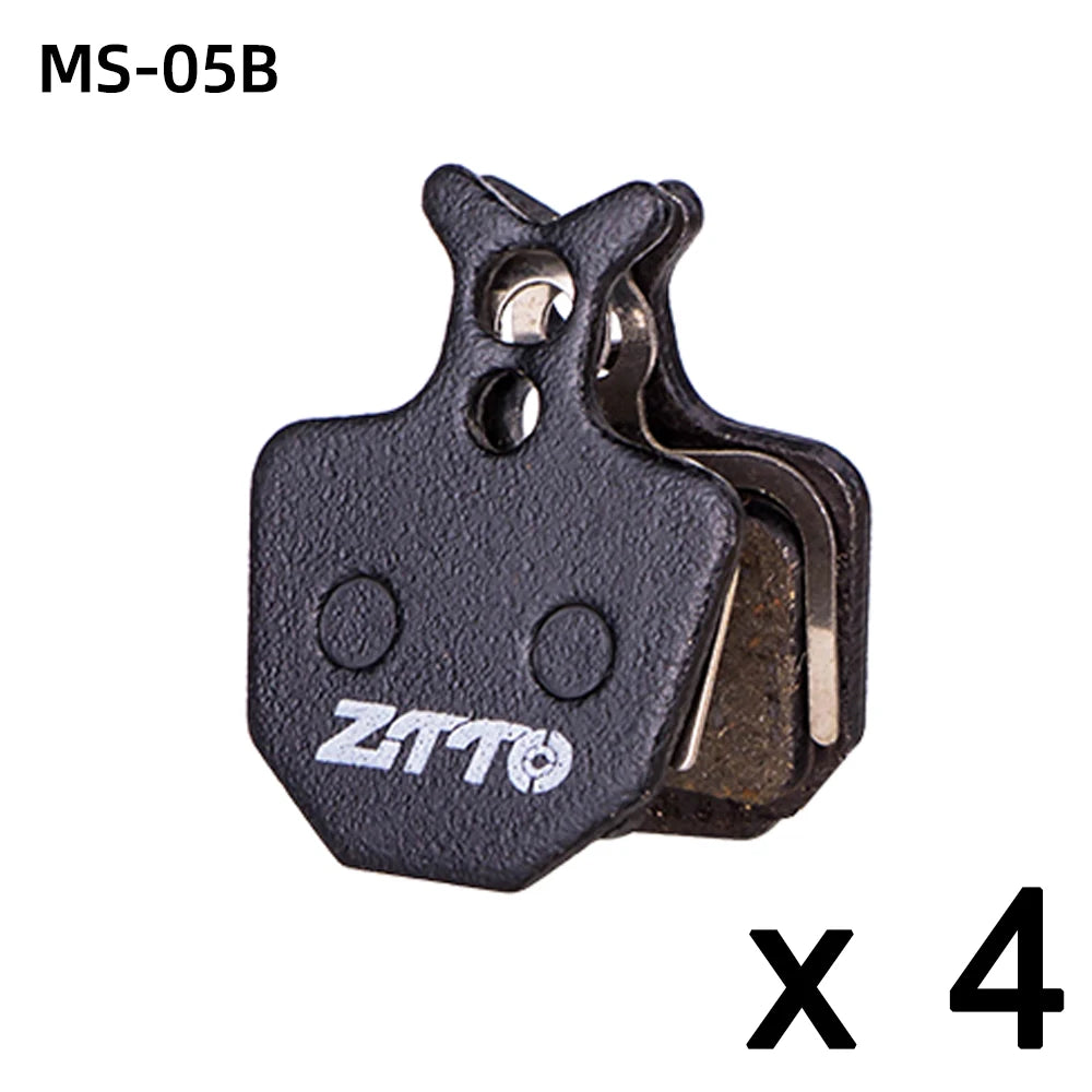 ZTTO 4Pairs MTB Semi Metal BIke Brake Pads Quiet Ceramic For Bicycle Disc Brake M8020 M6100 mt200 Guide Code E9 DB ER MT6 MT4
