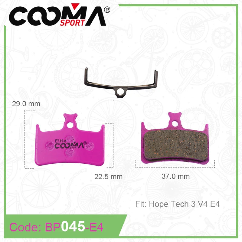 Ceramic Bicycle Brake Pads for SRAM Avid Shimano Magura Hayes Formula Hope MTB Road Bike 4 Pairs Elite