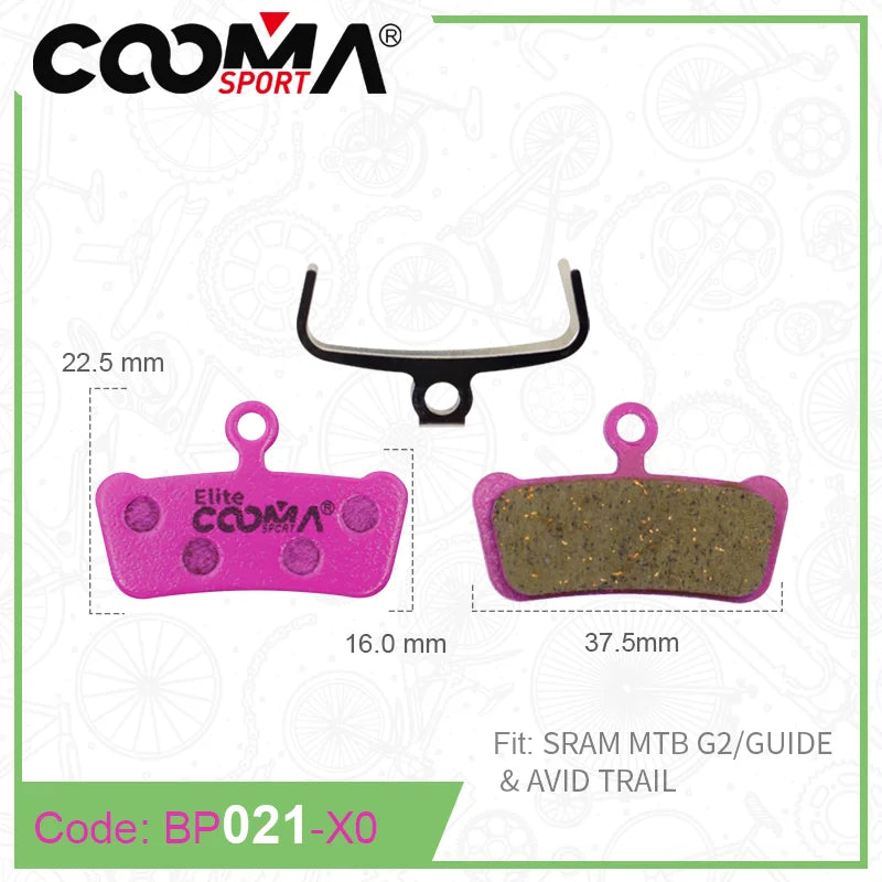 Ceramic Bicycle Brake Pads for SRAM Avid Shimano Magura Hayes Formula Hope MTB Road Bike 4 Pairs Elite