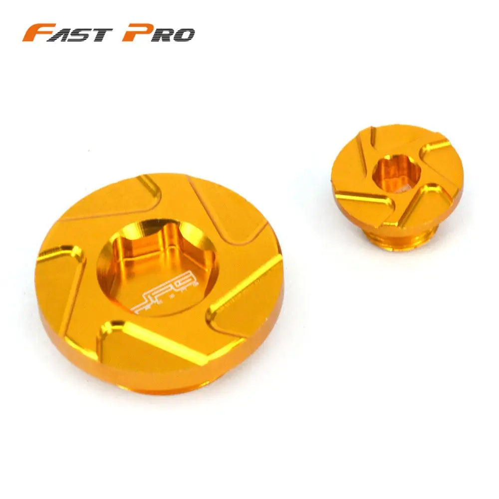 CNC Engine Timing Plugs Oil Filter Plug Cap For Suzuki RMZ25