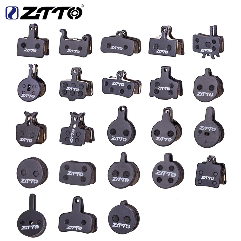 ZTTO 4Pairs MTB Semi Metal BIke Brake Pads Quiet Ceramic For