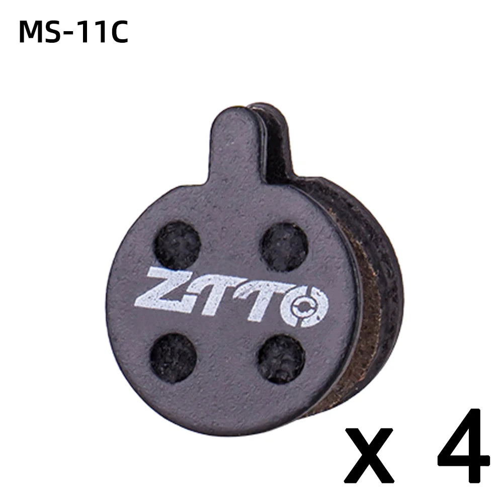 ZTTO 4Pairs MTB Semi Metal BIke Brake Pads Quiet Ceramic For Bicycle Disc Brake M8020 M6100 mt200 Guide Code E9 DB ER MT6 MT4
