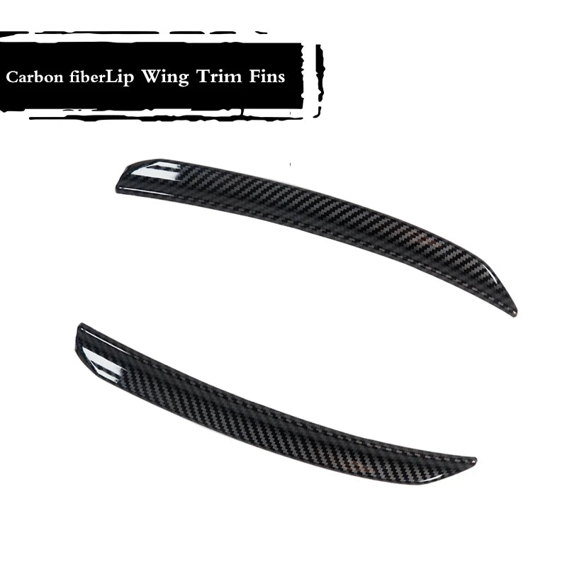 New Sport Red/Carbon Fiber Style Rear Wing Trim Spoiler Exte