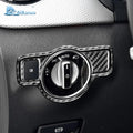 Airspeed Carbon Fiber Headlight Switch Stickers For Mercedes