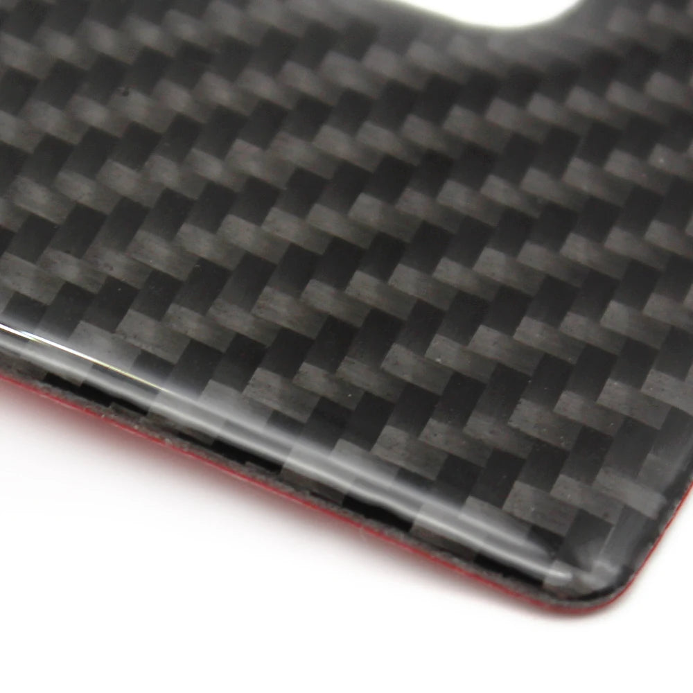 Carbon Fiber Car Interior Headlight Switch Frame Cover Stick