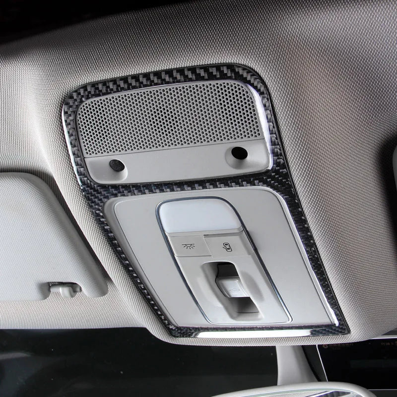 Carbon Fiber For Audi A4 B8 A5 Car Gearshift Air Conditionin