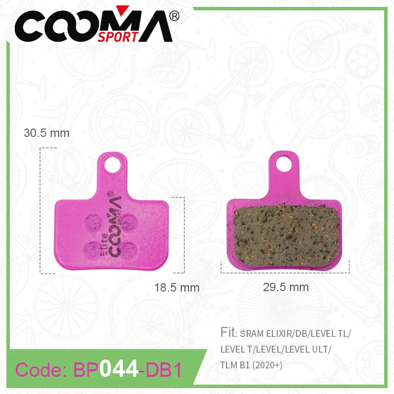 Ceramic Bicycle Brake Pads for SRAM Avid Shimano Magura Hayes Formula Hope MTB Road Bike 4 Pairs Elite