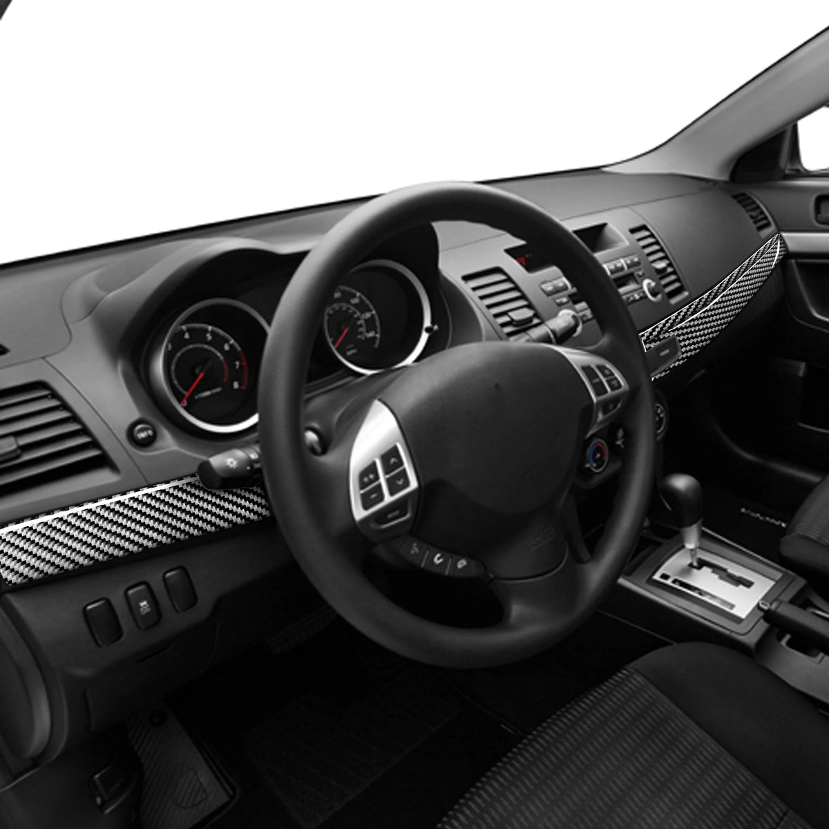 For Mitsubishi Lancer EVO X MR 2008-2015 Carbon Interior Tri
