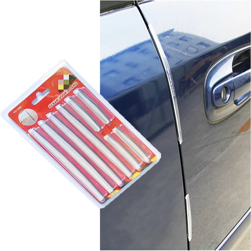 8pcs/set Car Door Side Edge Protector Strip Auto SUV Scrape 