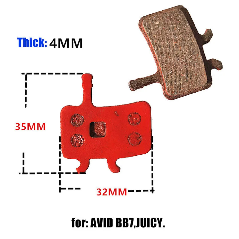 Bike Bicycle Ceramic Brake Disc Pads Replacement Compatible with Hayes Stroker RYDE Dyno Sport