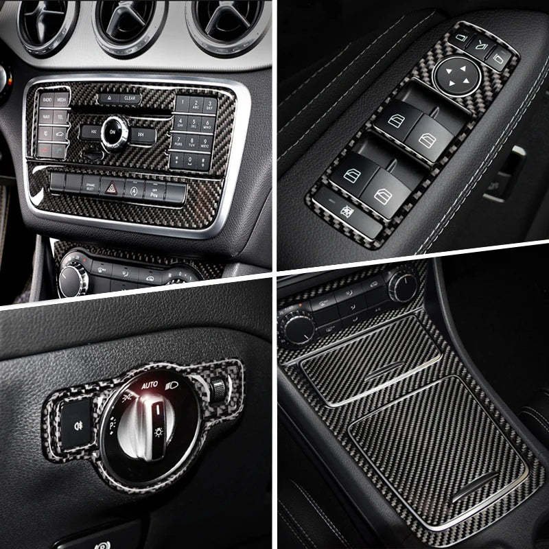 Carbon Fiber For Mercedes A GLA CLA Class W176 X156 C117 Car