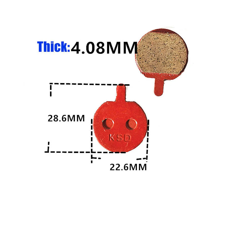 Bike Bicycle Ceramic Brake Disc Pads Replacement Compatible with Hayes Stroker RYDE Dyno Sport