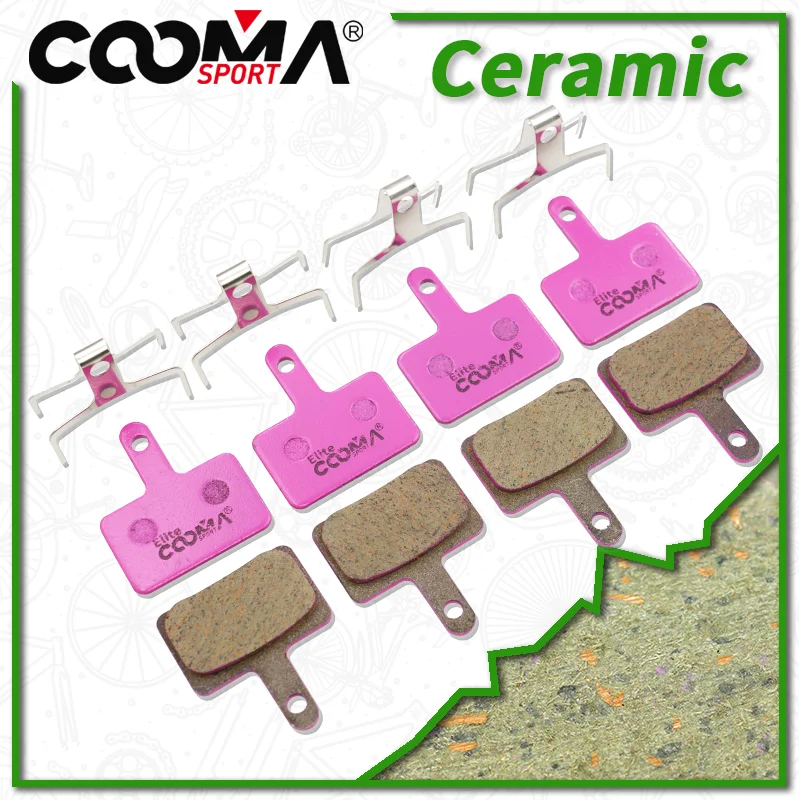 4 Pairs Ceramic Disc Brake Pads for Shimano B01S B05S M05 MT