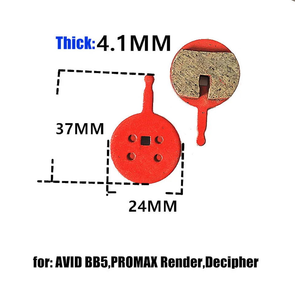 Bike Bicycle Ceramic Brake Disc Pads Replacement Compatible with Hayes Stroker RYDE Dyno Sport