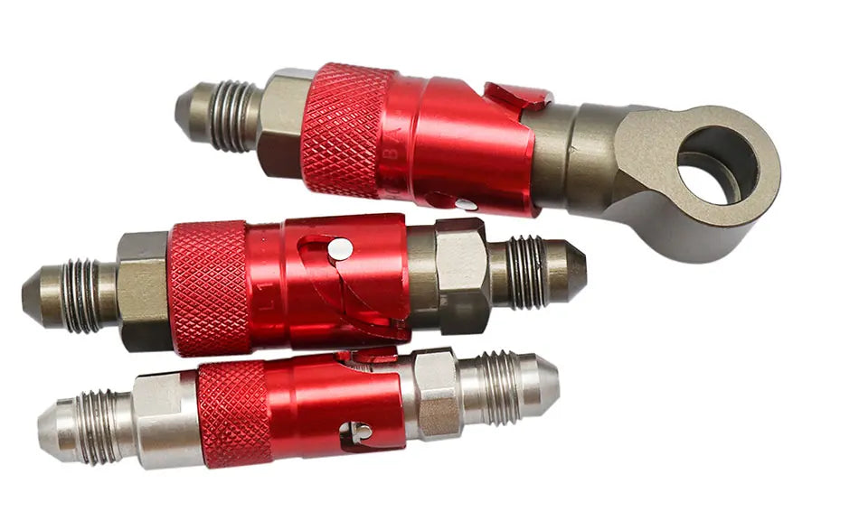 ZSDTRP Motorcycle AN3 Quick Release Brake Lines Front Brake 