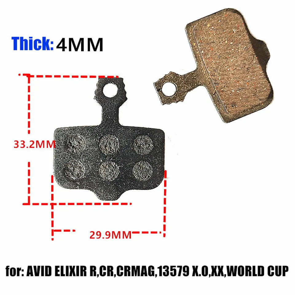 Bike Bicycle Ceramic Brake Disc Pads Replacement Compatible with Hayes Stroker RYDE Dyno Sport