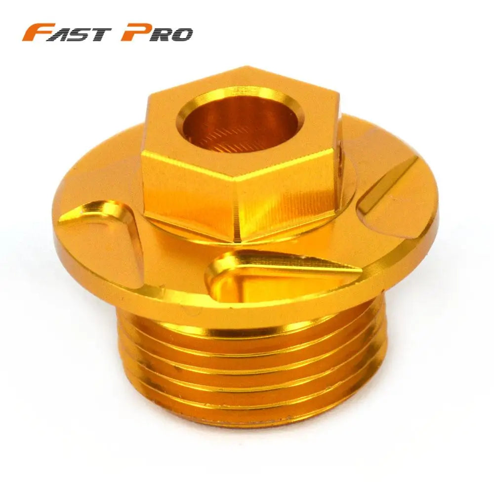 CNC Engine Timing Plugs Oil Filter Plug Cap For Suzuki RMZ25