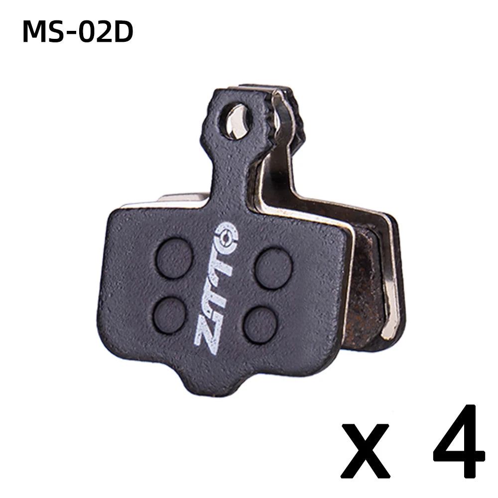 ZTTO 4Pairs MTB Semi Metal BIke Brake Pads Quiet Ceramic For Bicycle Disc Brake M8020 M6100 mt200 Guide Code E9 DB ER MT6 MT4
