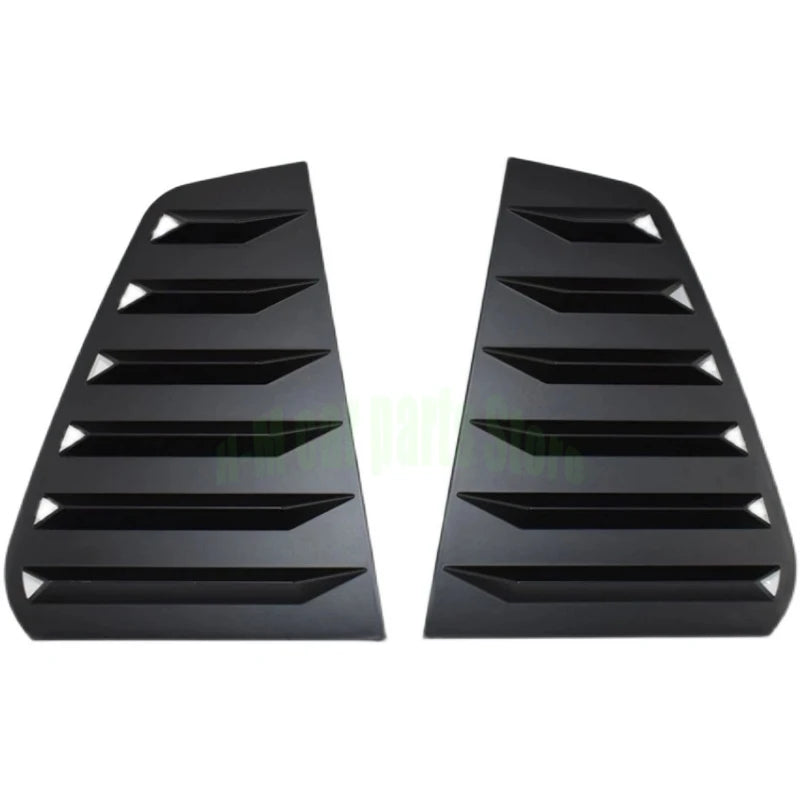 Exterior Car Rear Windows Triangle Louver Cover Stickers For