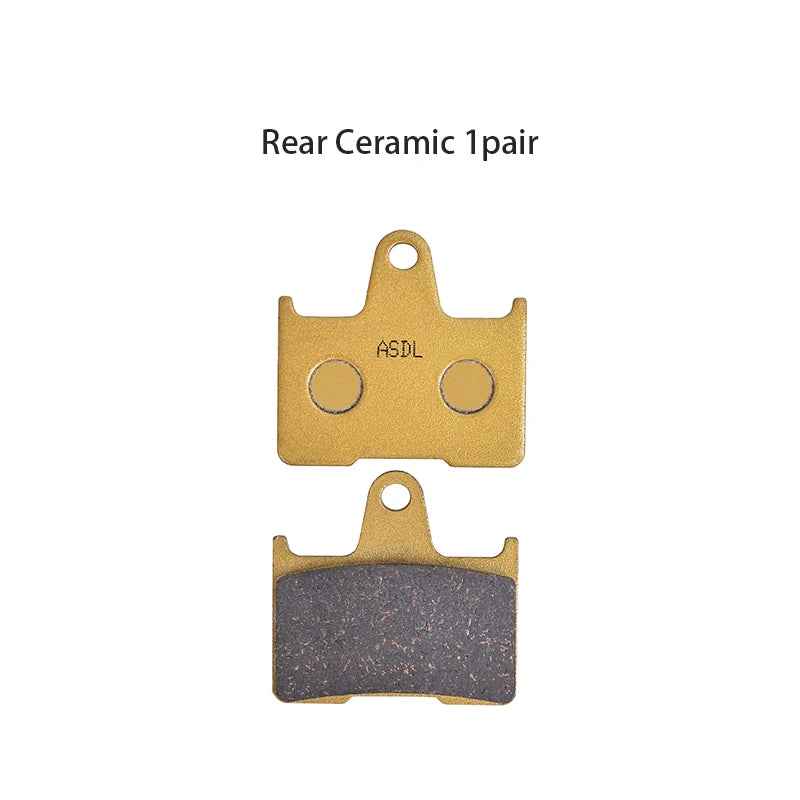 Motorcycle Ceramic Fiber Front Rear Brake Pads for KAWASAKI GTR ZZR 1400 GTR1400 ZZR1400 ZX1400 ZG1400 ABS Performance Sport