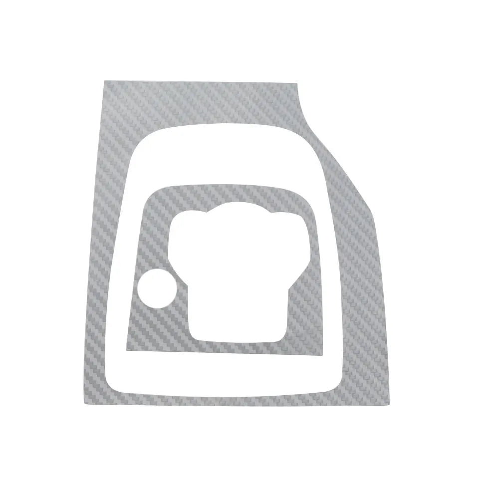 Carbon Fiber Car Gear Head Shift Knob Panel Cover Trim Sticker for Mazda 3 Axela 2014 2015 2016 2017 2018 2019 Accessories