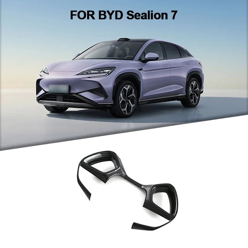 Car Steering Wheel Trim Decoration Carbon Fiber ABS Steering