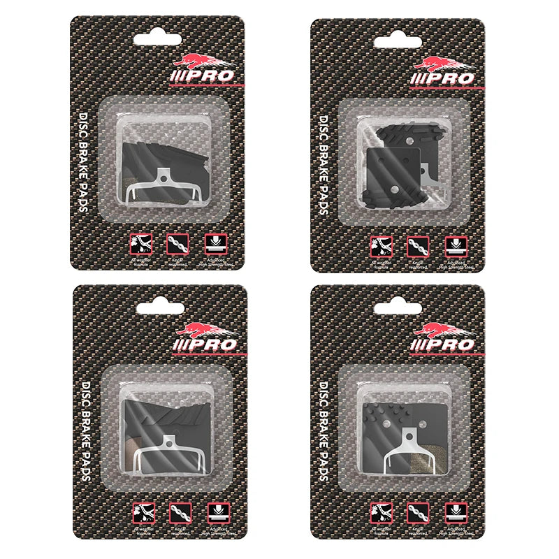 IIIPRO Bike Brake Pads Ceramic MTB Road Bicycle Disc Pad Wea