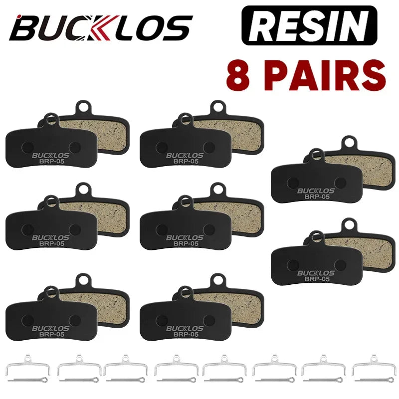 BUCKLOS Resin Disc Brake Pad For SHIMANO D02S Wear-resistant Hydraulic Brake Pads MTB Brake Pads for N03A H03A Cycling Parts