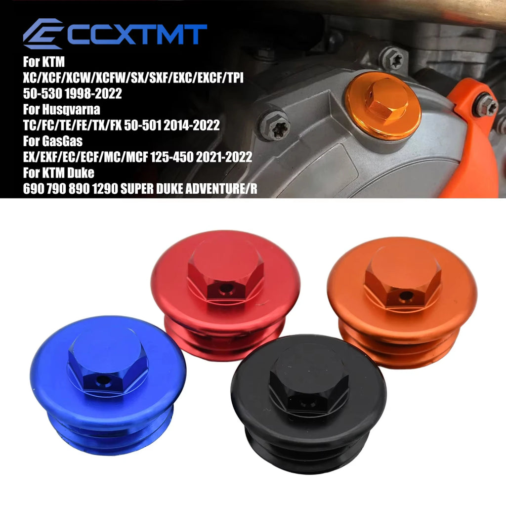 CNC Motocross Engine Oil Filler Plug Cap Cover For KTM SX XC