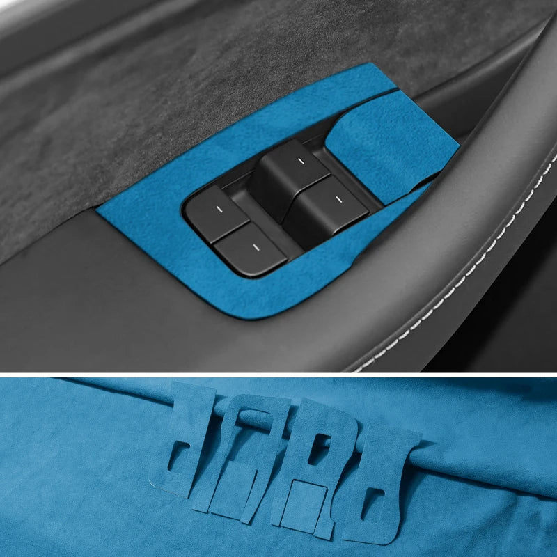 For Tesla Model 3 Y 2019-2023 Window Switch Lifter Panel Tri