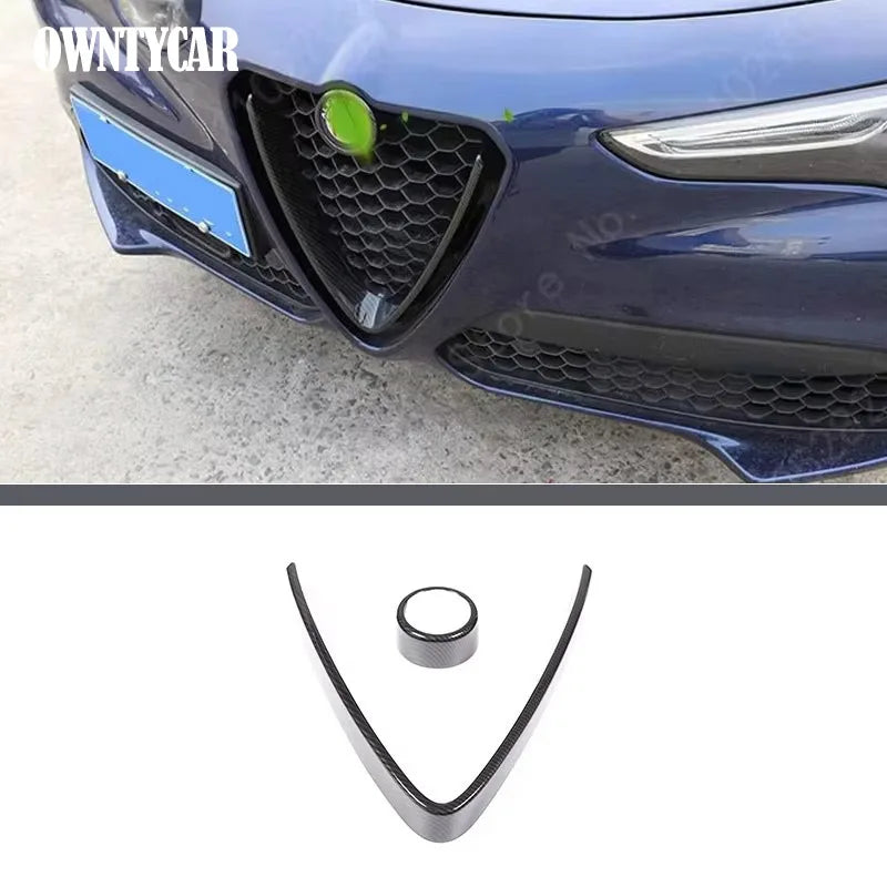 ABS Carbon Fiber For Alfa Romeo Stelvio 2017-2020 Car Interior Trim Sticker Accessories Car Modification Car Styling