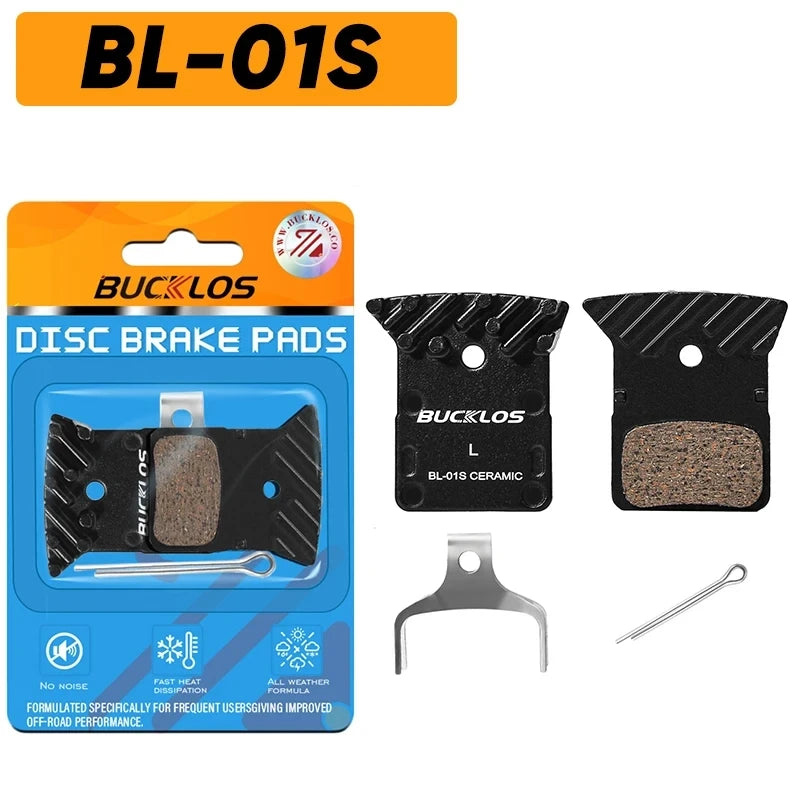 BUCKLOS Ceramic Bike Brake Pads Bicycle Hydraulic Disc Brake Pad Road MTB Brakes Pads Fit Shimano for Sram Bicycle Accessories