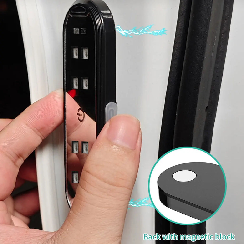 2Pcs Car LED Door Lights RGB Led Wireless Door Warning Light
