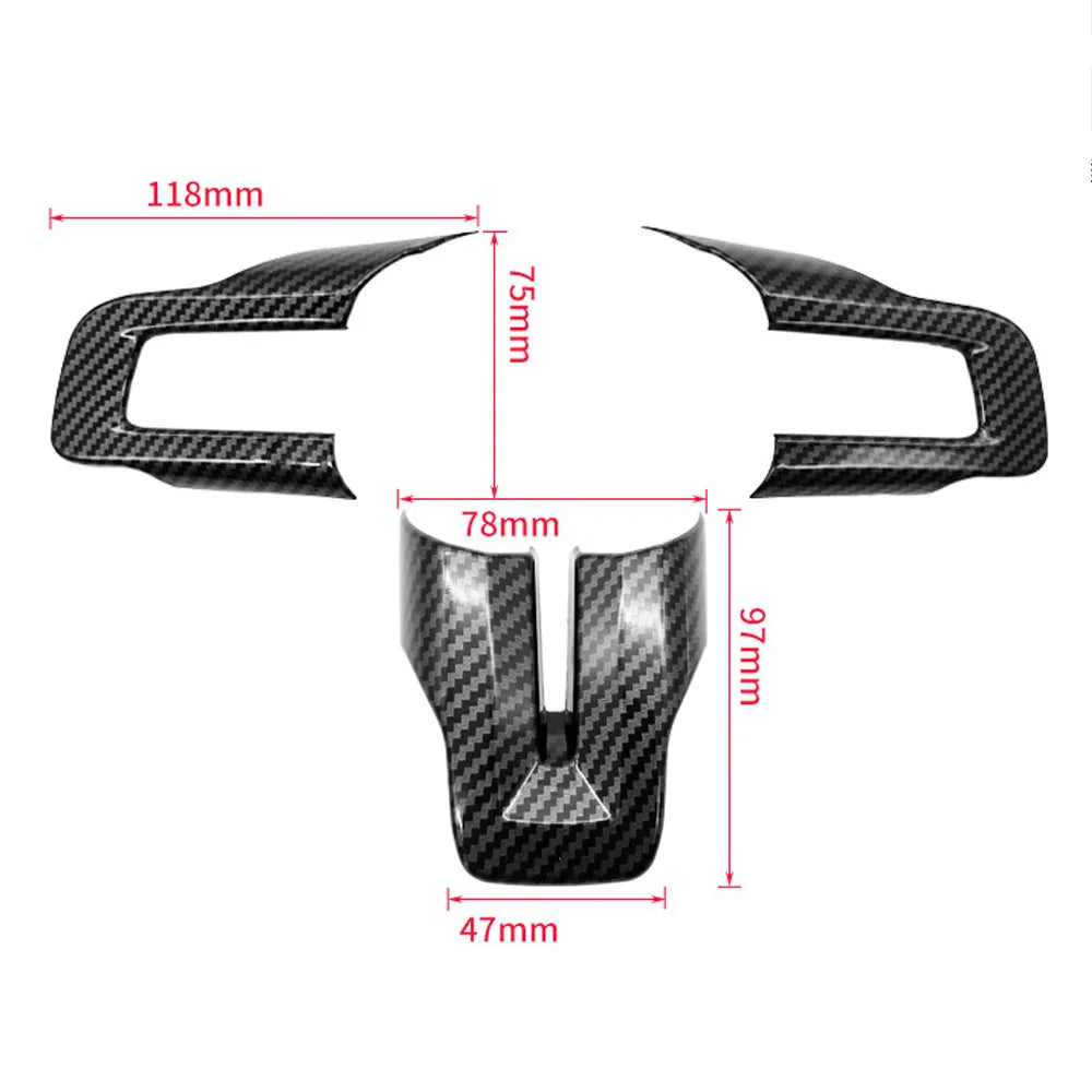 For Ford Mustang 2015-2023 Steering Wheel Decorative Sequins
